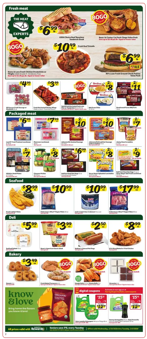 Weekly ad Harveys Supermarket Sales from February 25 to March 3 2026 - Page 4