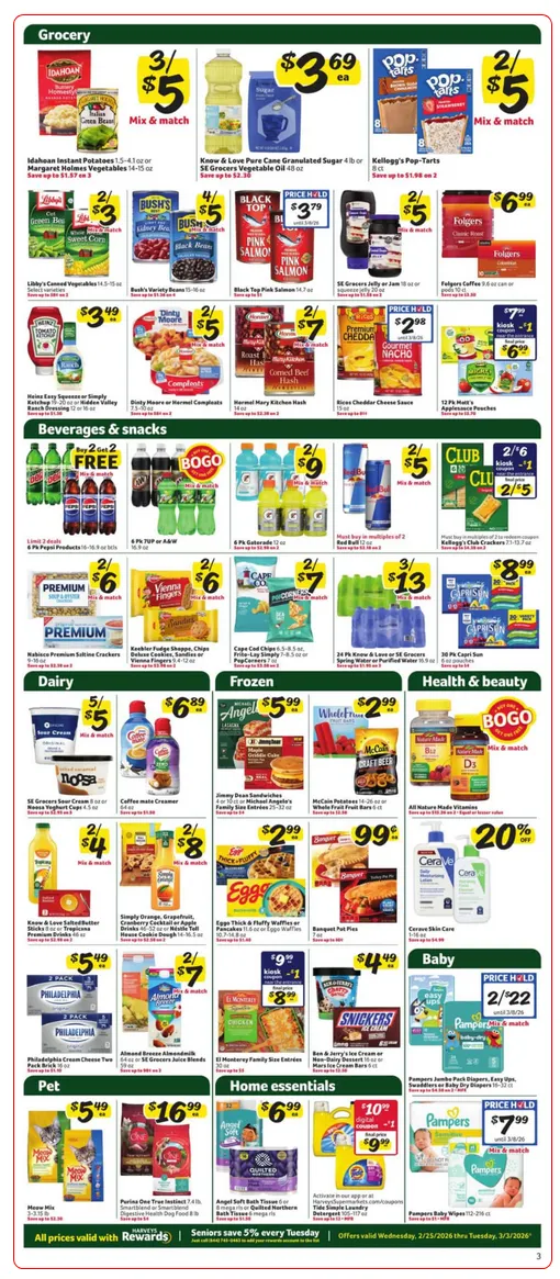 Weekly ad Harveys Supermarket Sales from February 25 to March 3 2026 - Page 2