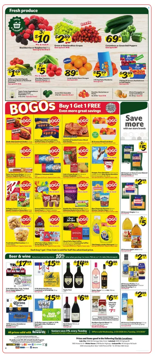 Weekly ad Harveys Supermarket Sales from February 25 to March 3 2026 - Page 5
