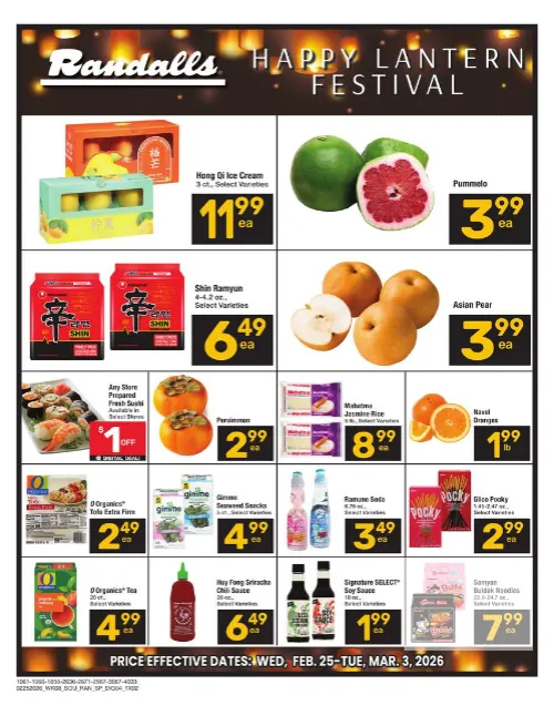 Weekly ad Randalls Sales from February 25 to March 3 2026 - Page 1