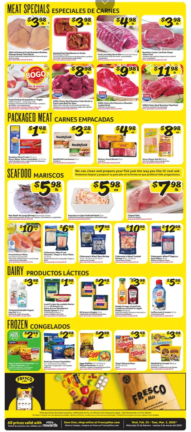 Weekly ad Fresco y Más Sales from February 25 to March 3 2026 - Page 3