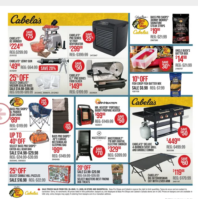 Cabelas Sales from February 26 to March 11 2026 - flyer page 4