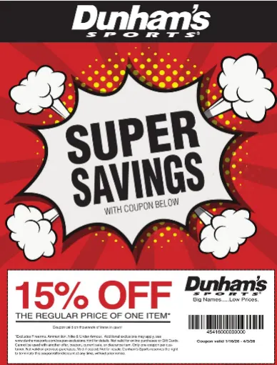 Weekly ad Dunham's Sports Sales from February 27 to February 27 2026 - Page 1