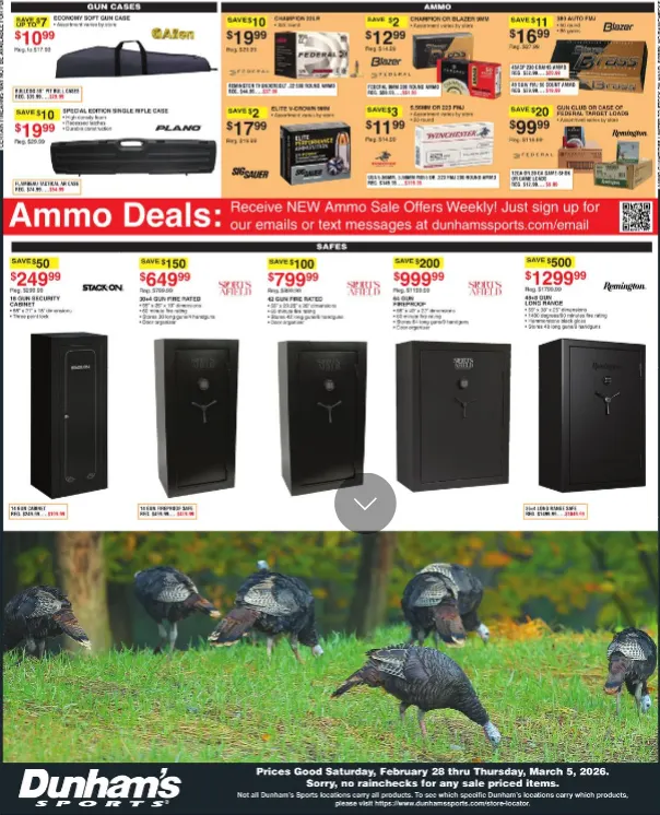Weekly ad Dunham's Sports Sales from February 28 to March 5 2026 - Page 1