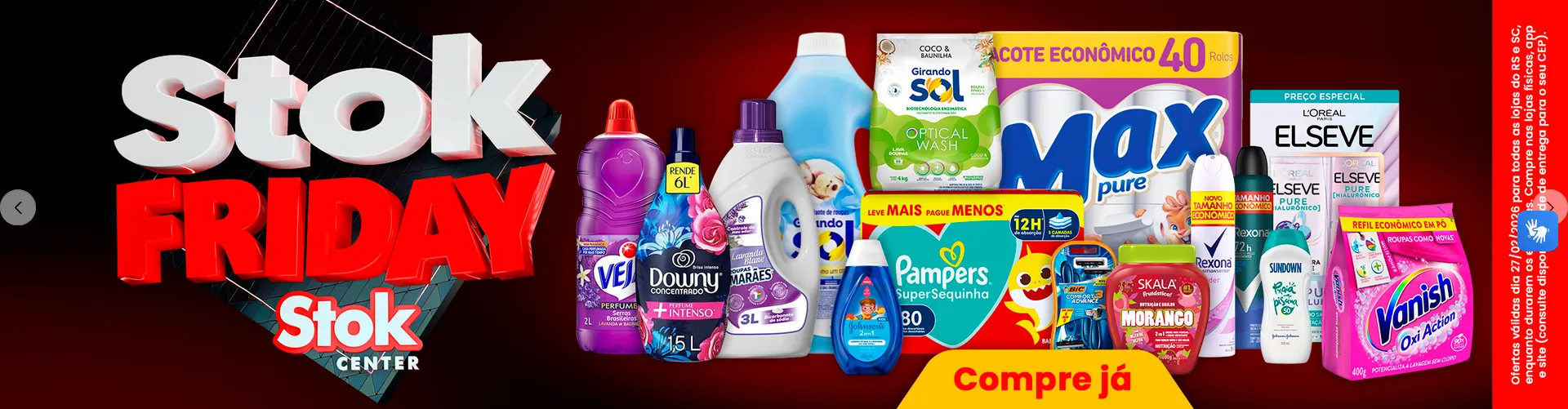 Encarte de Folhetos Stok Center 27 de fevereiro até 3 de março 2026 - Pagina 1