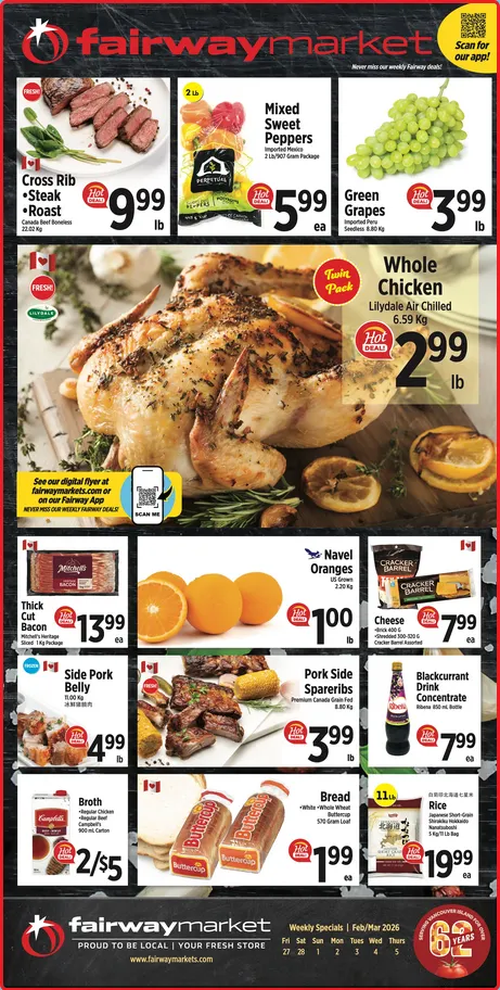 Fairway Market Canada Sales from February 27 to March 5 2026 - flyer page 1