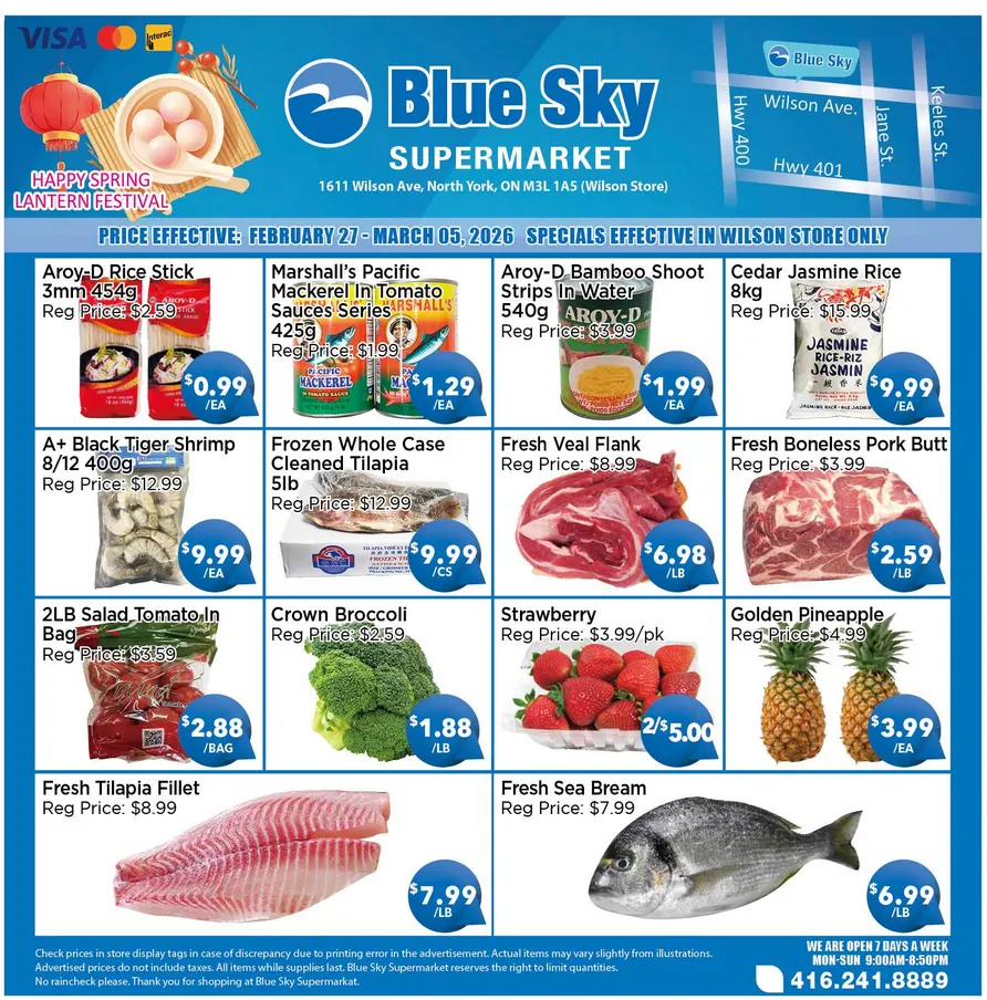 Blue Sky Supermarket Sales from February 27 to March 5 2026 - flyer page 3