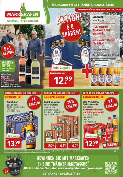  Markgrafen Prospekte von 16. Februar bis 28. Februar 2026 - Prospekt seite 1