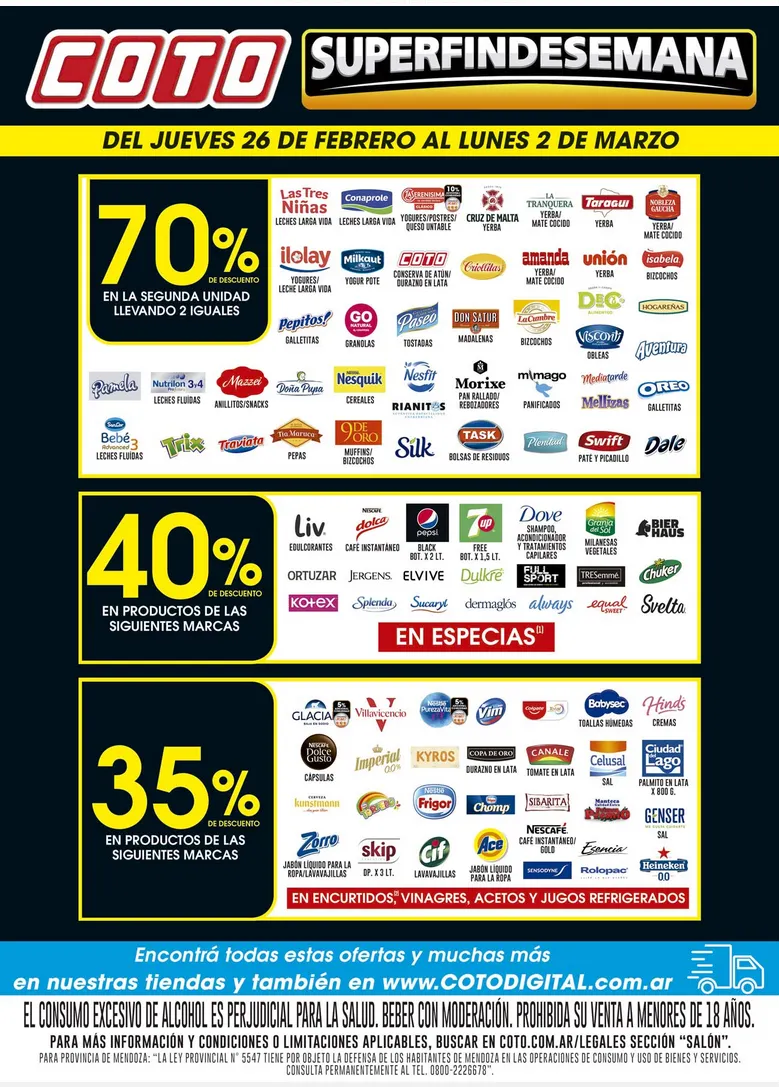 Ofertas de COTO Ofertas 26 de febrero al 2 de marzo 2026 - Página 1 del catálogo