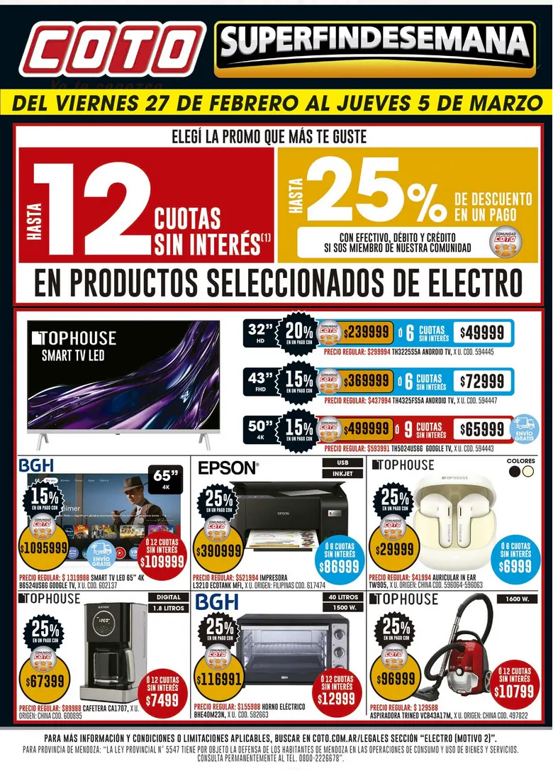 Ofertas de COTO Ofertas 27 de febrero al 5 de marzo 2026 - Página 2 del catálogo