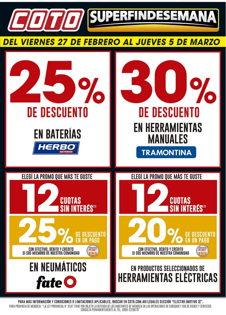 Ofertas de COTO Ofertas 27 de febrero al 5 de marzo 2026 - Página 3 del catálogo