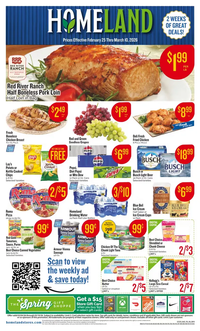 Weekly ad Homeland Sales from February 25 to March 10 2026 - Page 