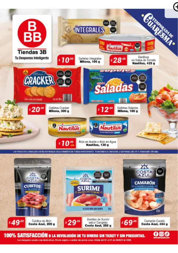 Catálogo de Ofertas Tiendas Tres B 1 de marzo al 31 de marzo 2026 - Pagina 1