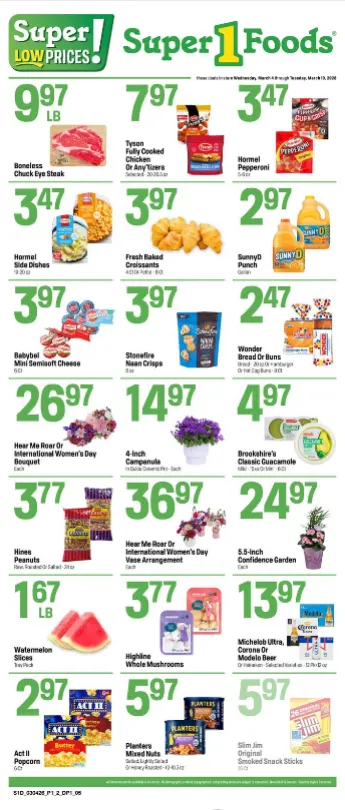 Weekly ad Super 1 Foods Sales from March 4 to March 10 2026 - Page