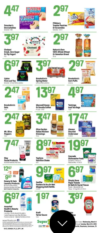 Weekly ad Super 1 Foods Sales from March 4 to March 10 2026 - Page 2