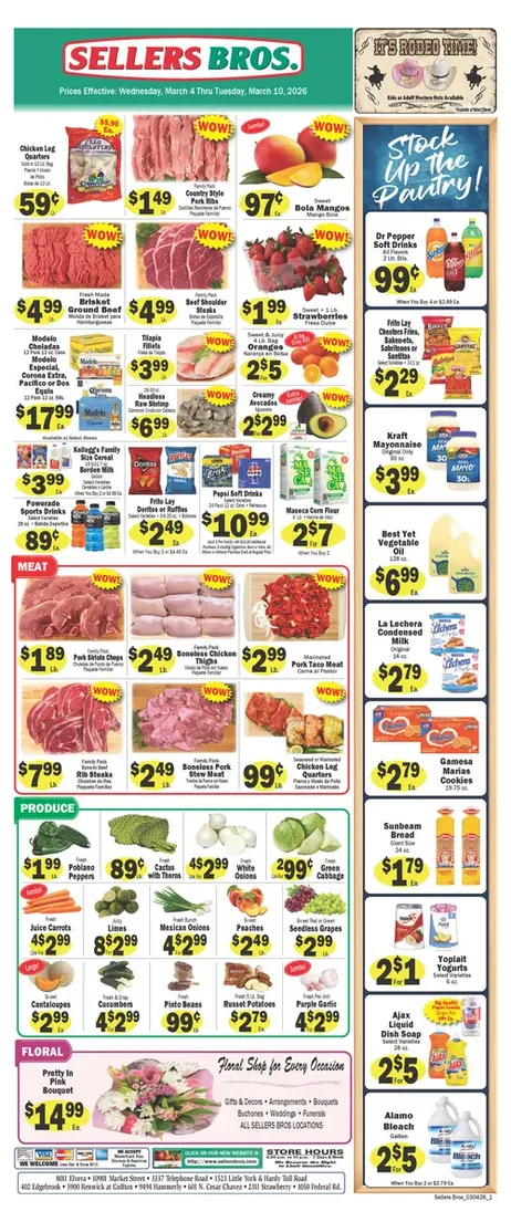Weekly ad Sellers Bros Sales from March 4 to March 10 2026 - Page 1