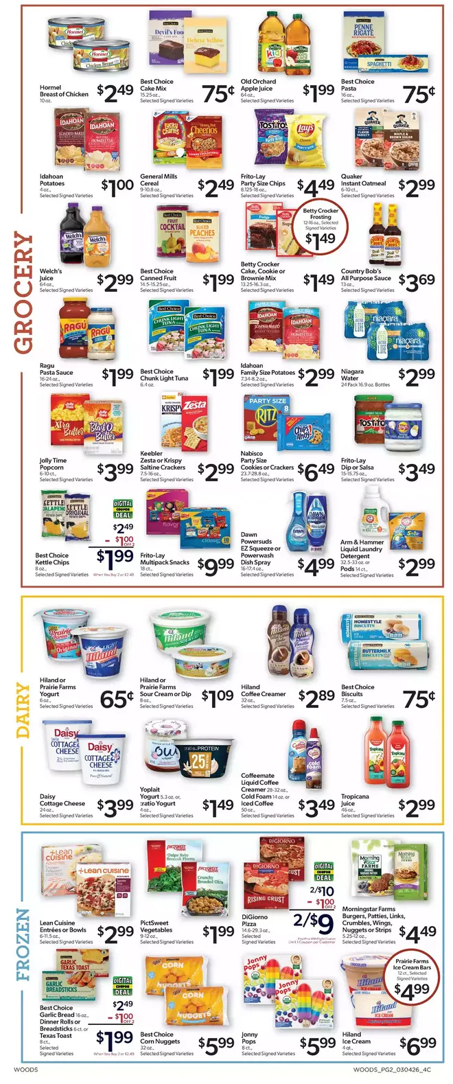 Weekly ad Woods Supermarket from March 4 to March 10 2026 - Page 2
