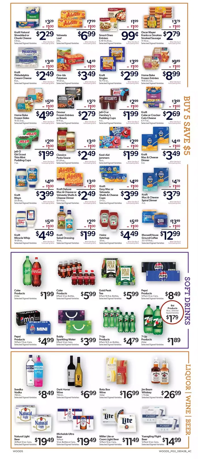Weekly ad Woods Supermarket from March 4 to March 10 2026 - Page 3