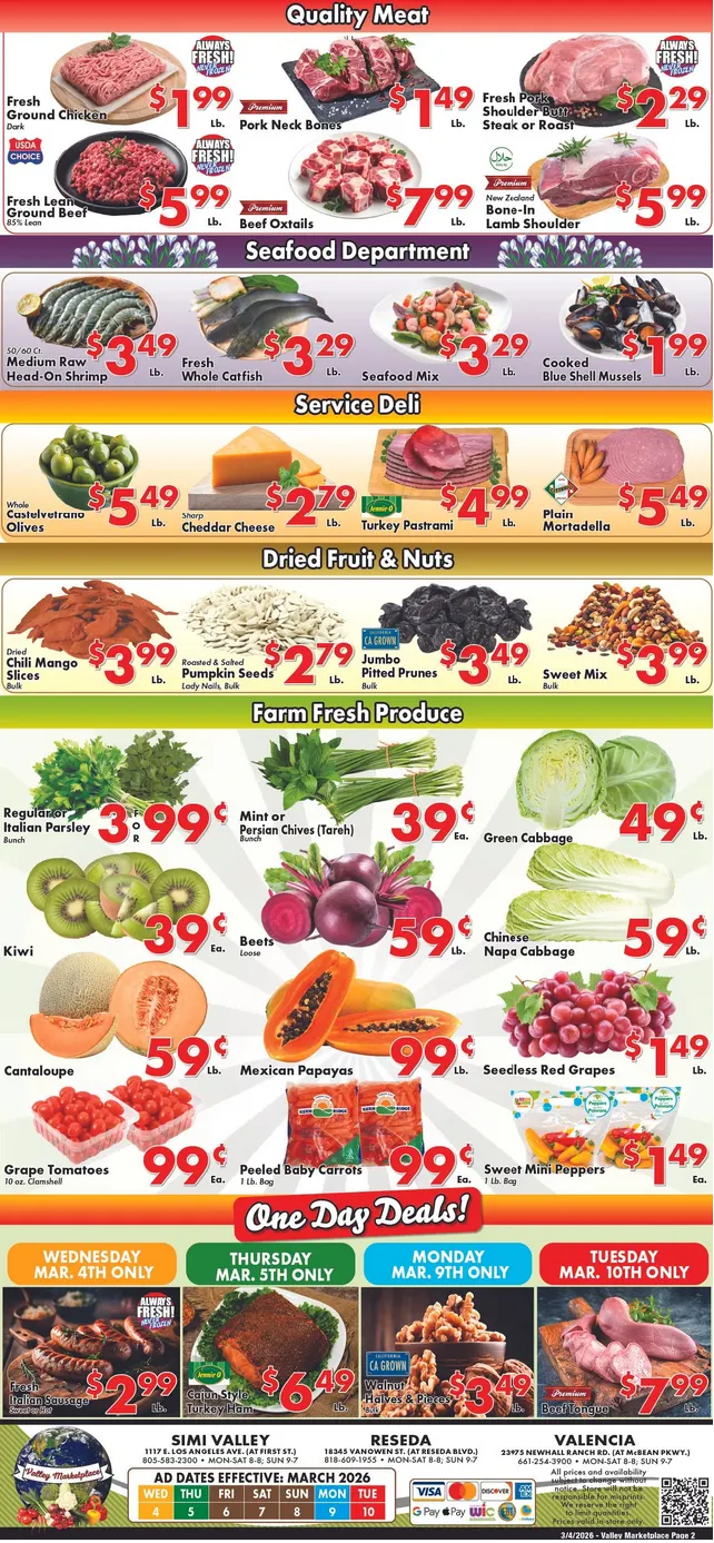 Weekly ad Valley Marketplace Sales from March 4 to March 10 2026 - Page 2