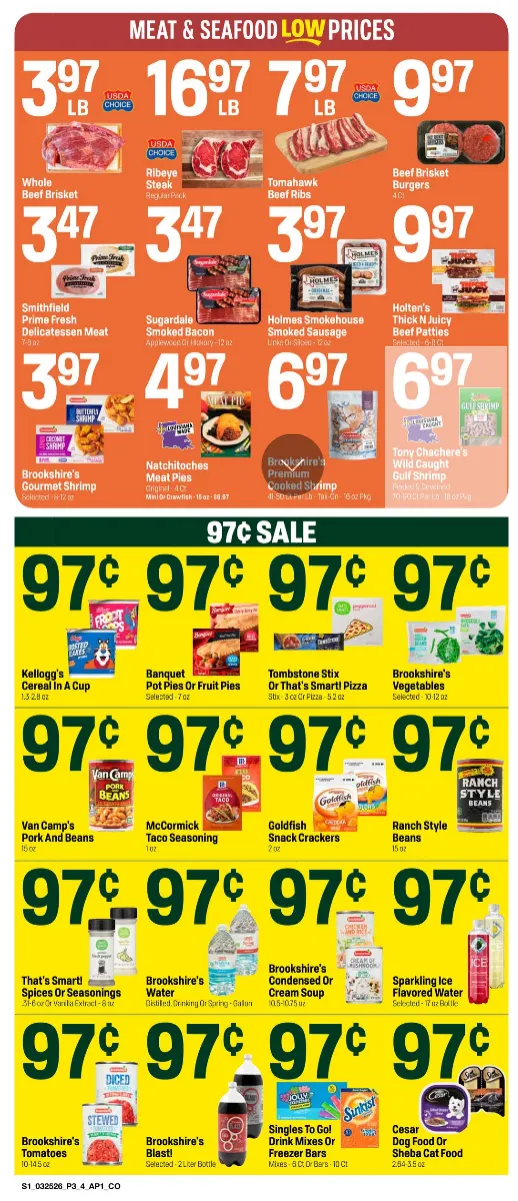Weekly promotion Super 1 Foods Sales spanning from March 25 to March 31 2026 - Page 3 for Catalogue 365