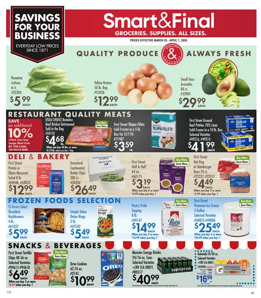 Weekly ad Smart and Final Sales from March 25 to April 7 2026 - Page 1