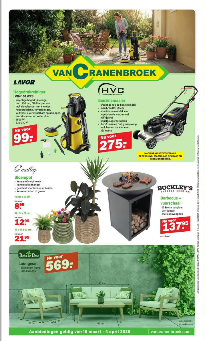 Van Cranenbroek van 16 maart tot 4 april 2026 - Folder pagina 1