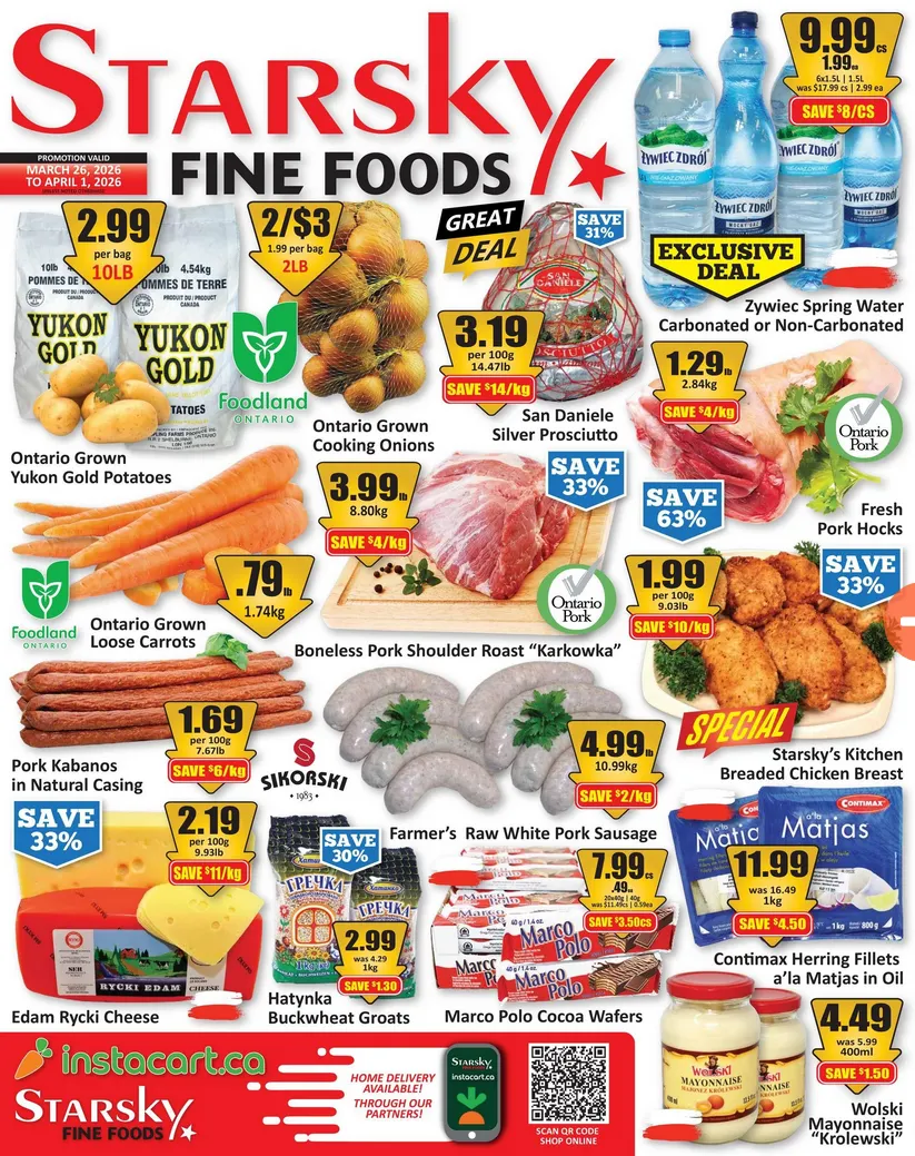 Starsky Sales from March 26 to April 1 2026 - flyer page 1