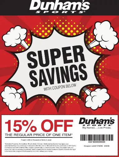 Weekly ad Dunham's Sports Sales from March 27 to April 27 2026 - Page 1