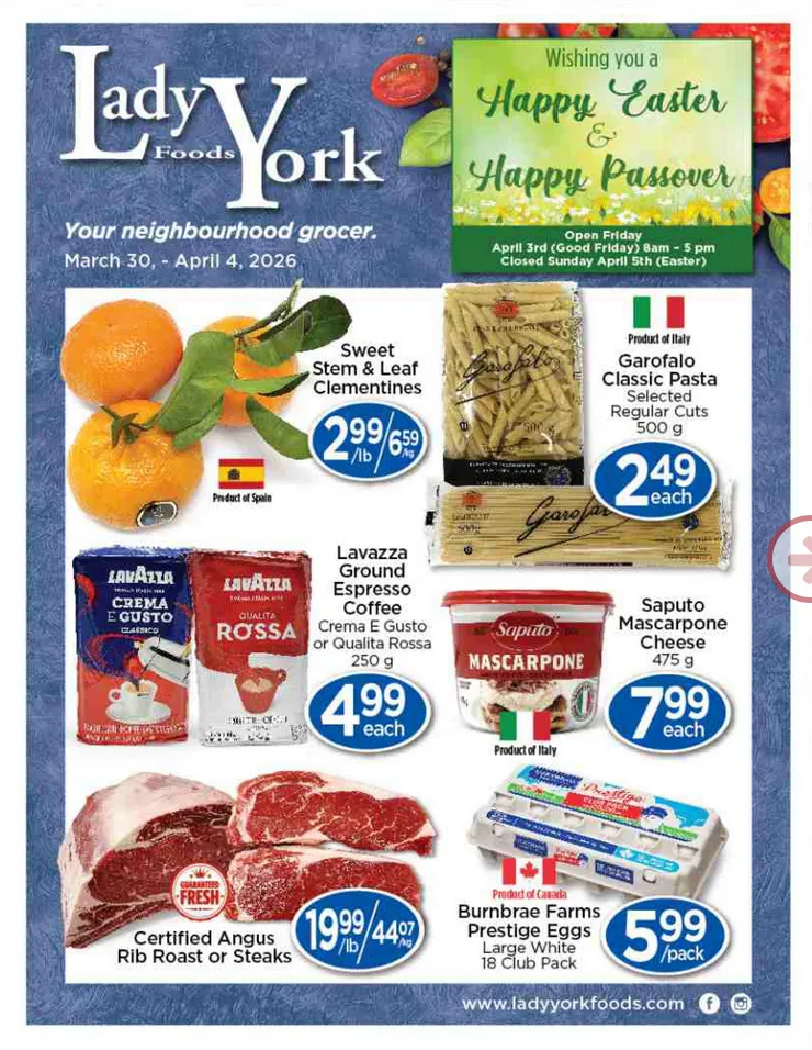 Lady York  Sales from March 30 to April 4 2026 - flyer page 1