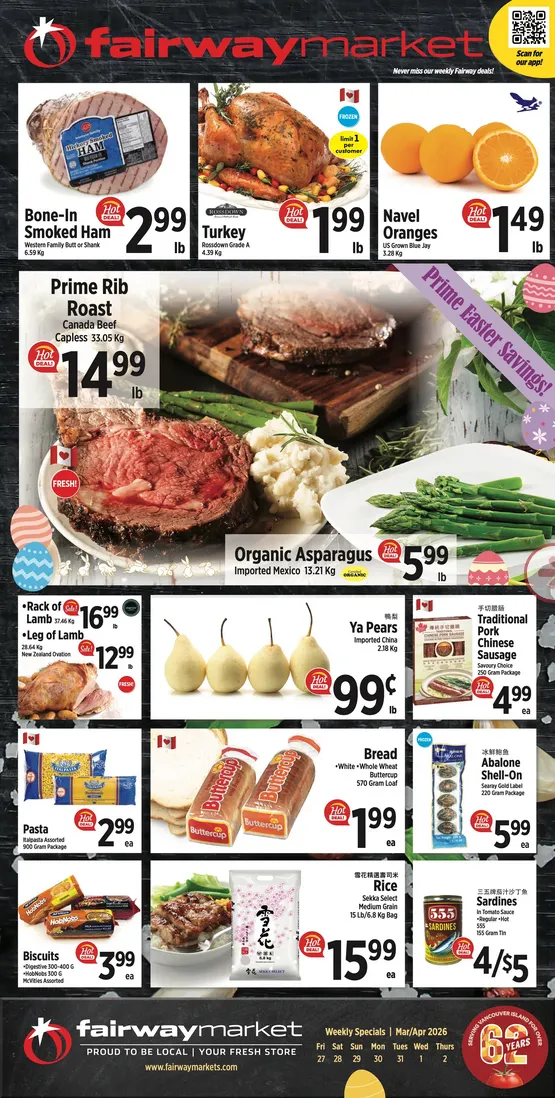 Fairway Market Canada Sales from March 27 to April 2 2026 - flyer page 1