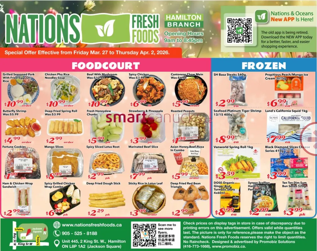 Nations Fresh Foods Sales from March 27 to April 2 2026 - flyer page 1