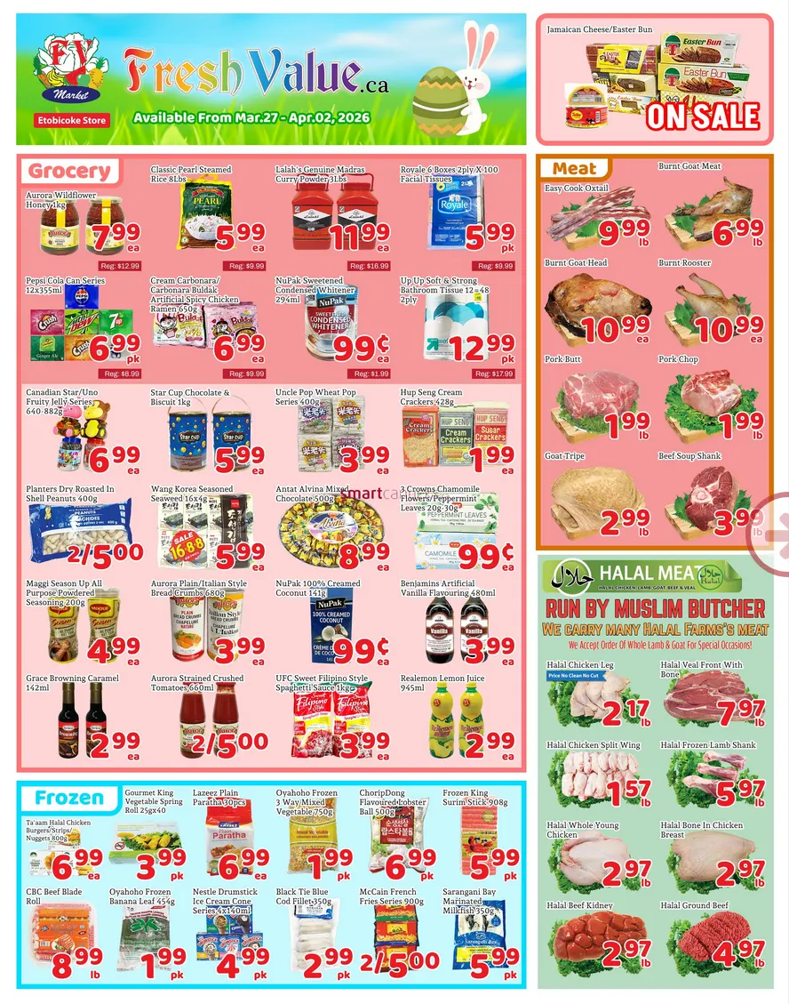 Fresh Value Sales from March 31 to April 2 2026 - flyer page 1