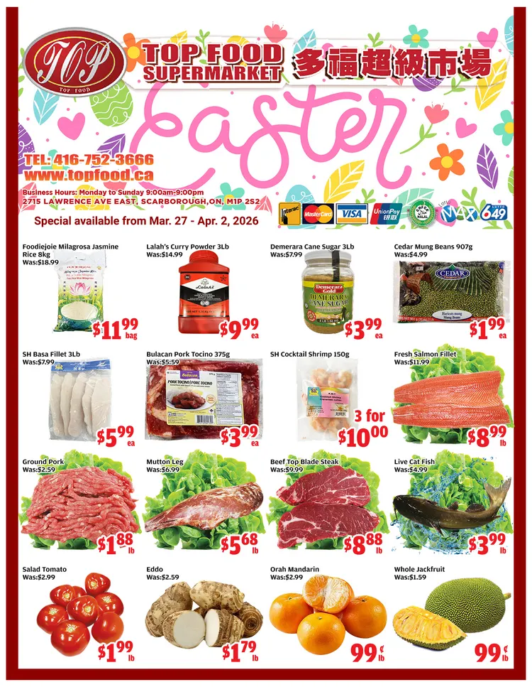 Top Food Supermarket from March 27 to April 2 2026 - flyer page 
