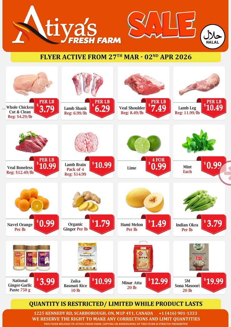  Atiya's Fresh Farm Sales from March 27 to April 2 2026 - flyer page 