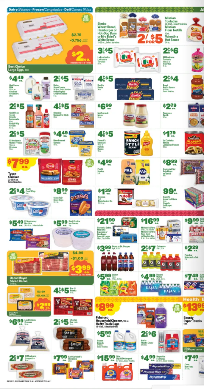 Weekly ad El Rio Grande Sales from April 1 to April 7 2026 - Page 2