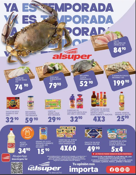 Catálogo de Alsuper Ofertas 1 de abril al 8 de abril 2026 - Pagina 1