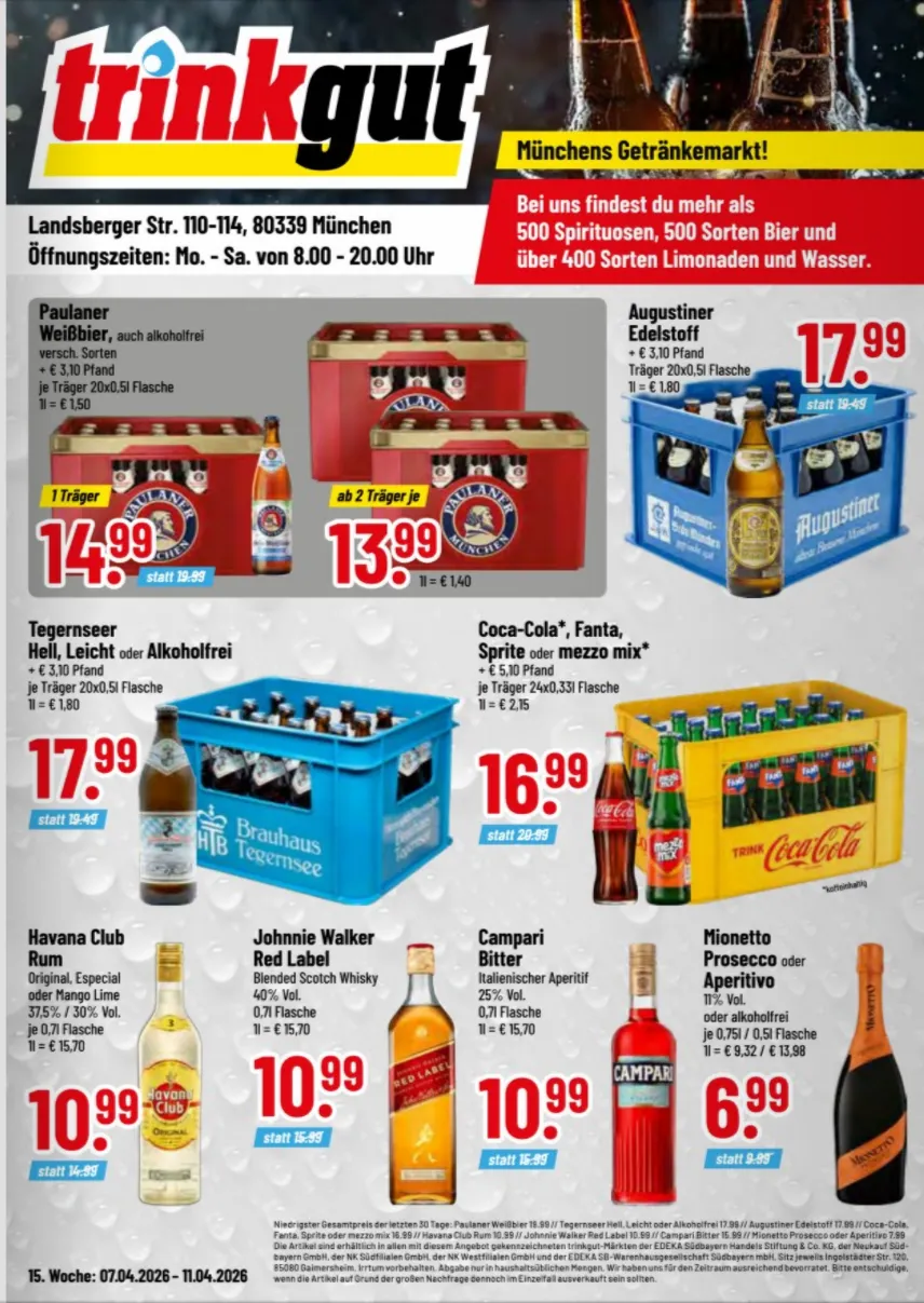 Trinkgut Angebote von 5. April bis 10. April 2026 - Prospekt seite 1