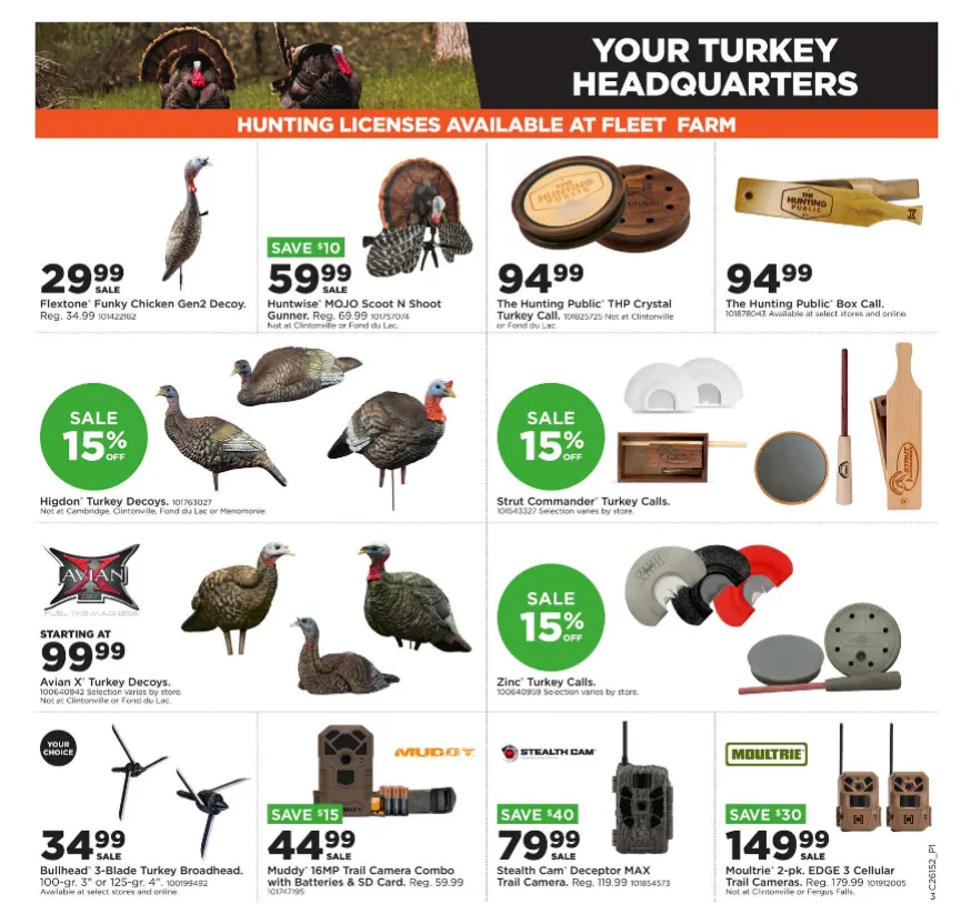 Weekly promotion Fleet Farm Sales spanning from April 6 to April 19 2026 - Page 2 for Catalogue 365