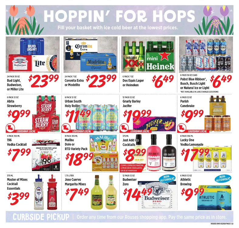 Weekly promotion  Rouses Markets Sales spanning from March 29 to April 29 2026 - Page 2 for Catalogue 365