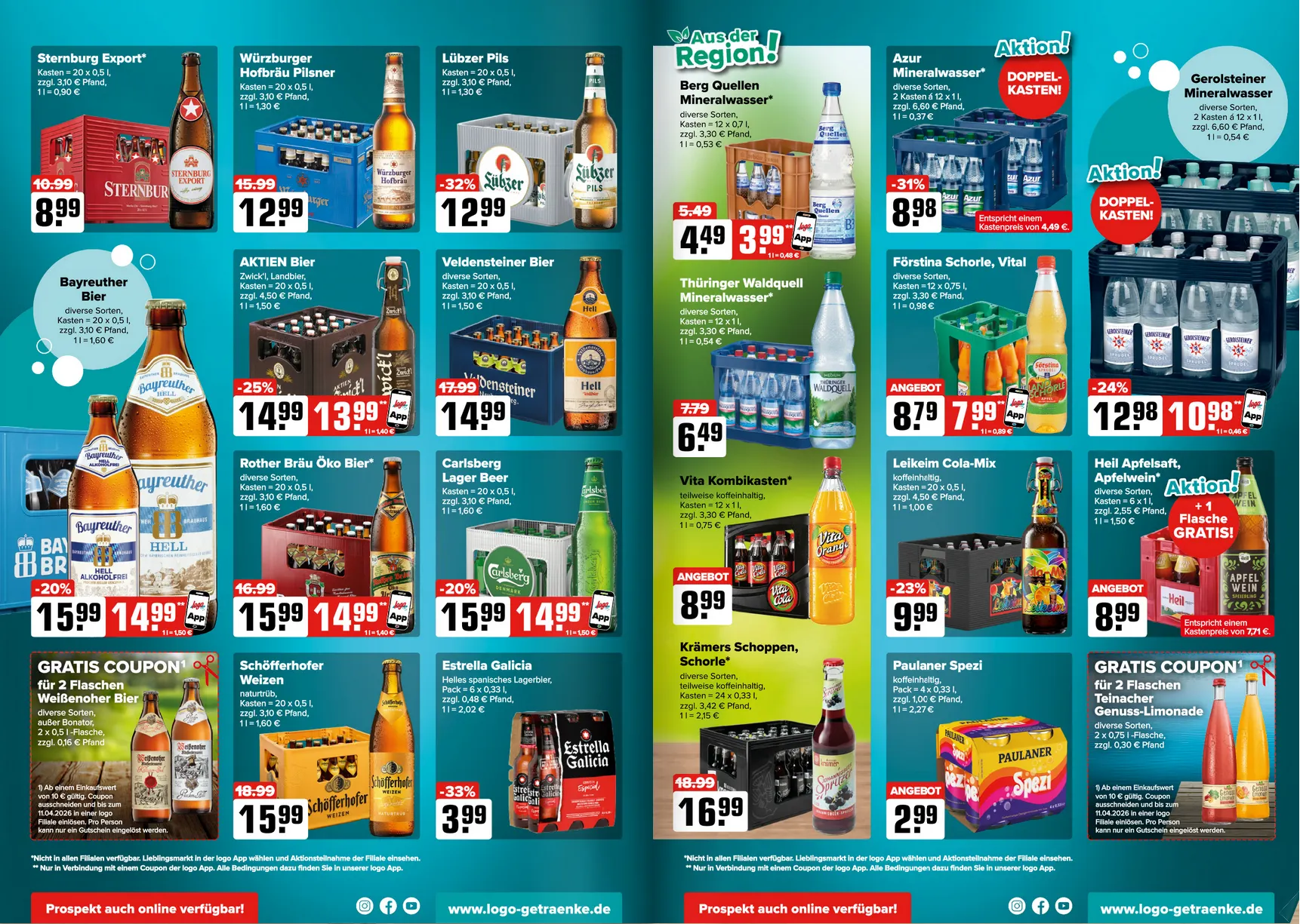  Logo Getränkemarkt Angebote von 7. April bis 11. April 2026 - Prospekt seite 2