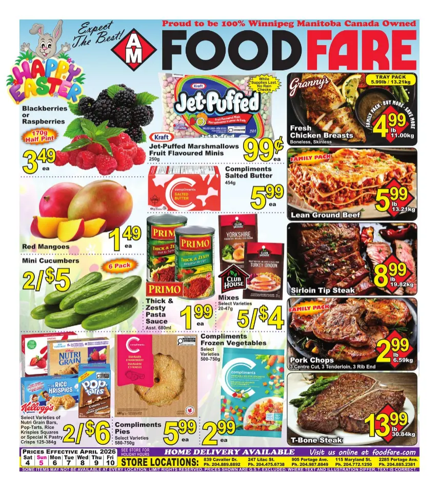 Food Fare Sales from April 4 to April 10 2026 - flyer page