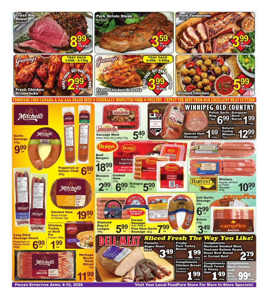 Food Fare Sales from April 4 to April 10 2026 - flyer page 2