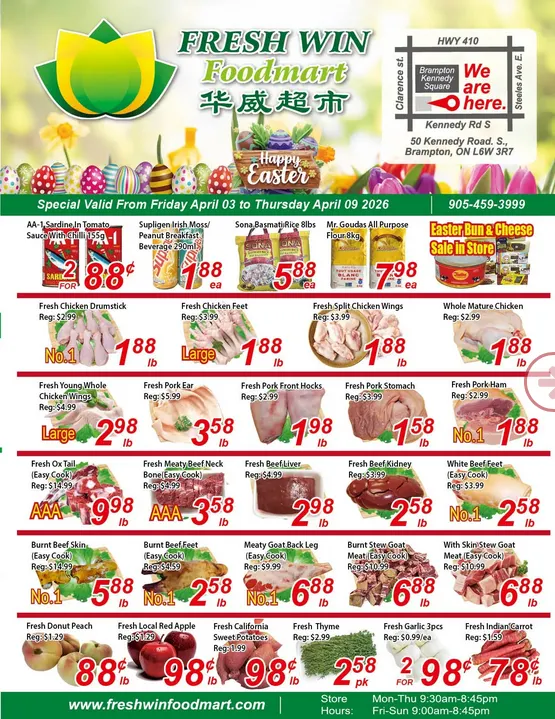 Fresh Win Foodmart Sales from April 3 to April 9 2026 - flyer page