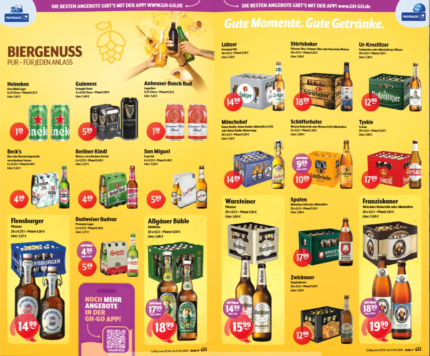 Getränke Huster Prospekte von 7. April bis 11. April 2026 - Prospekt seite 4