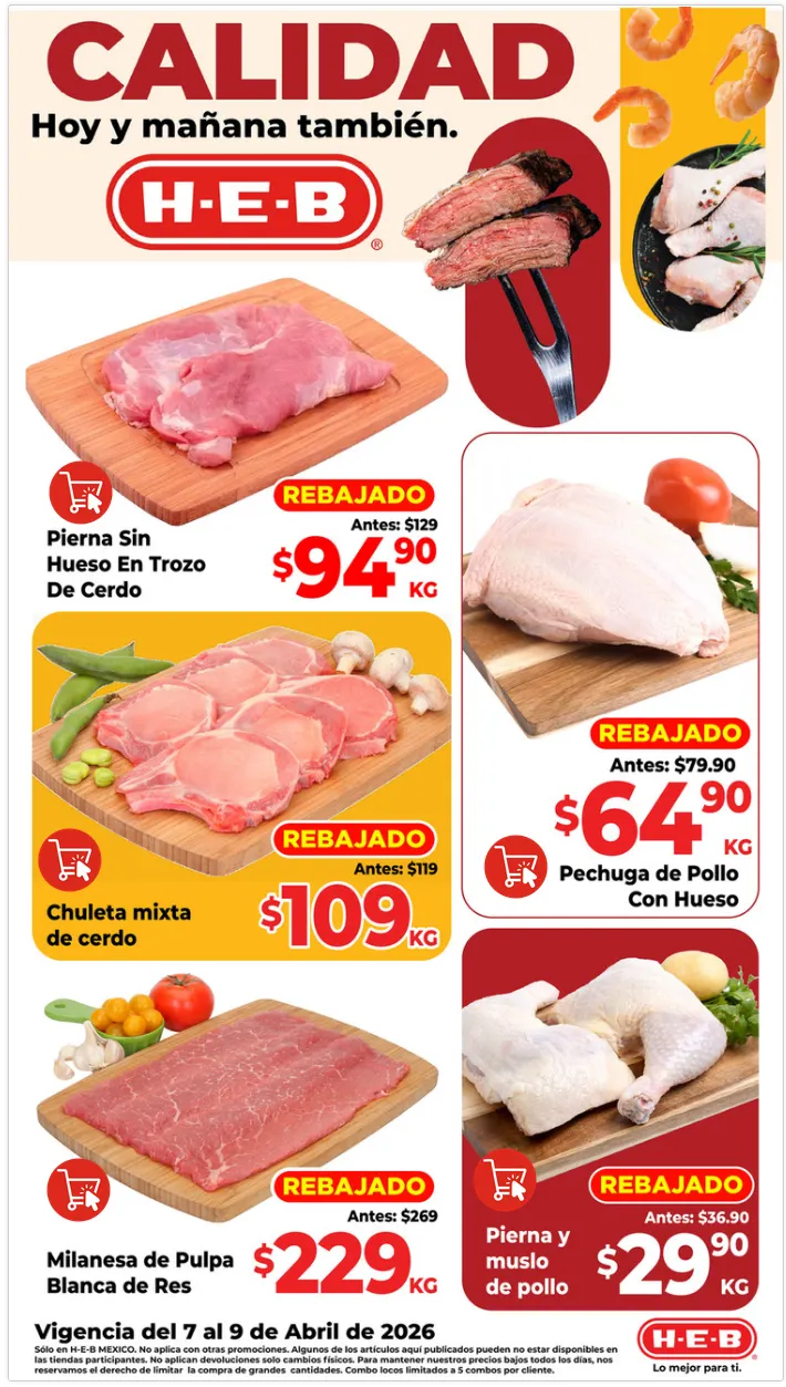 Catálogo de H-E-B Ofertas 7 de abril al 9 de abril 2026 - Pagina 1