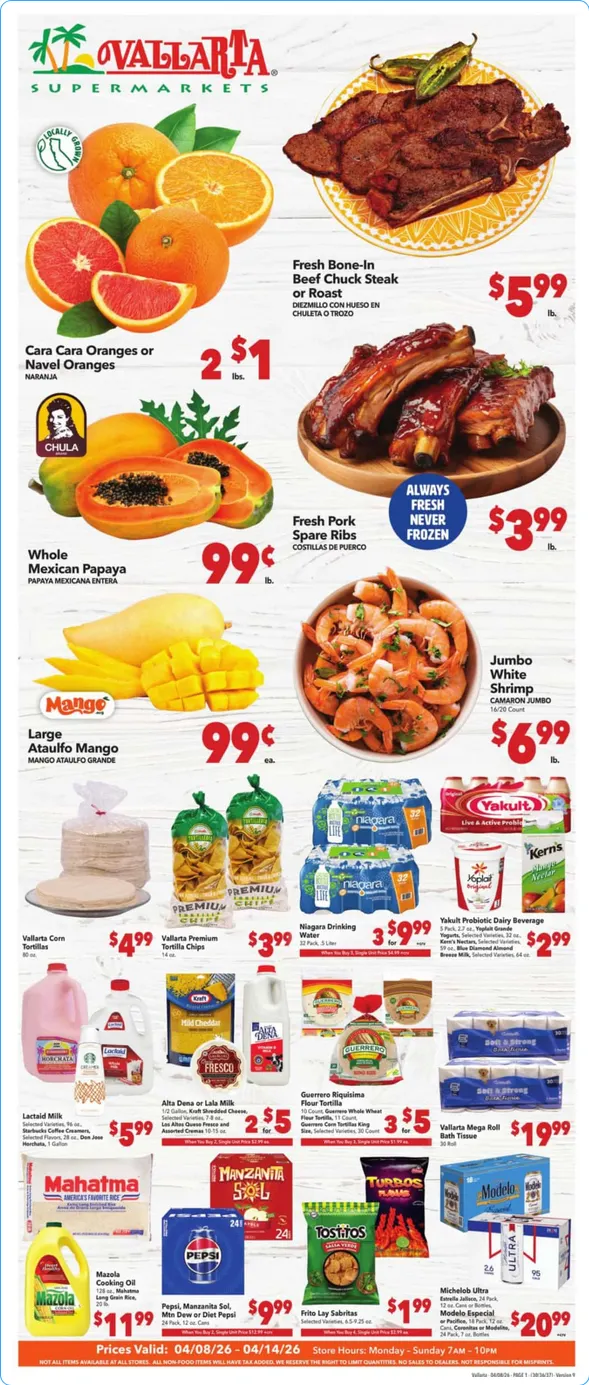 Weekly ad Vallarta Sales from April 8 to April 14 2026 - Page 