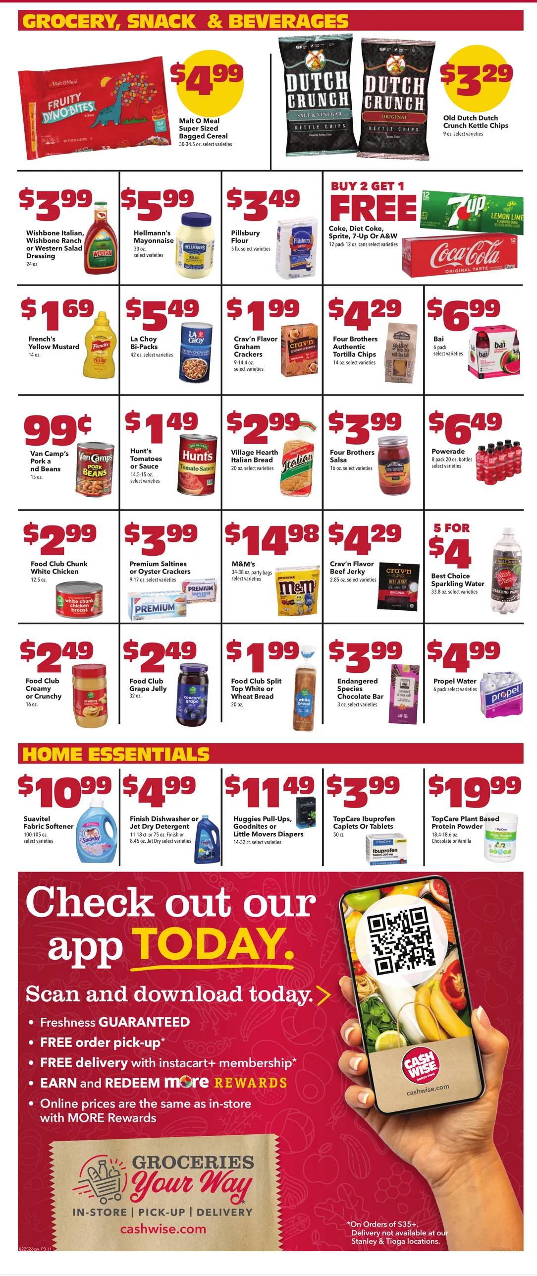 Weekly promotion Cash Wise Sales spanning from April 8 to April 14 2026 - Page 4 for Catalogue 365