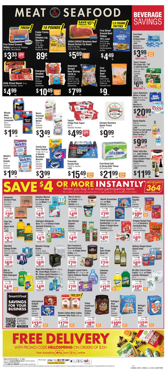 Weekly promotion Smart and Final Sales spanning from April 8 to April 14 2026 - Page 2 for Catalogue 365
