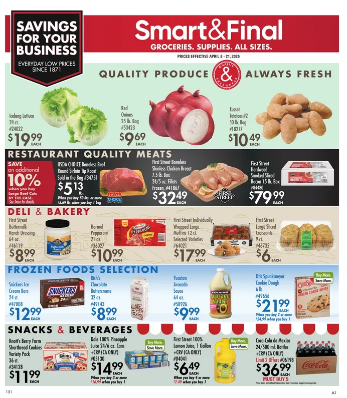 Weekly ad Smart and Final Sales from April 8 to April 21 2026 - Page 