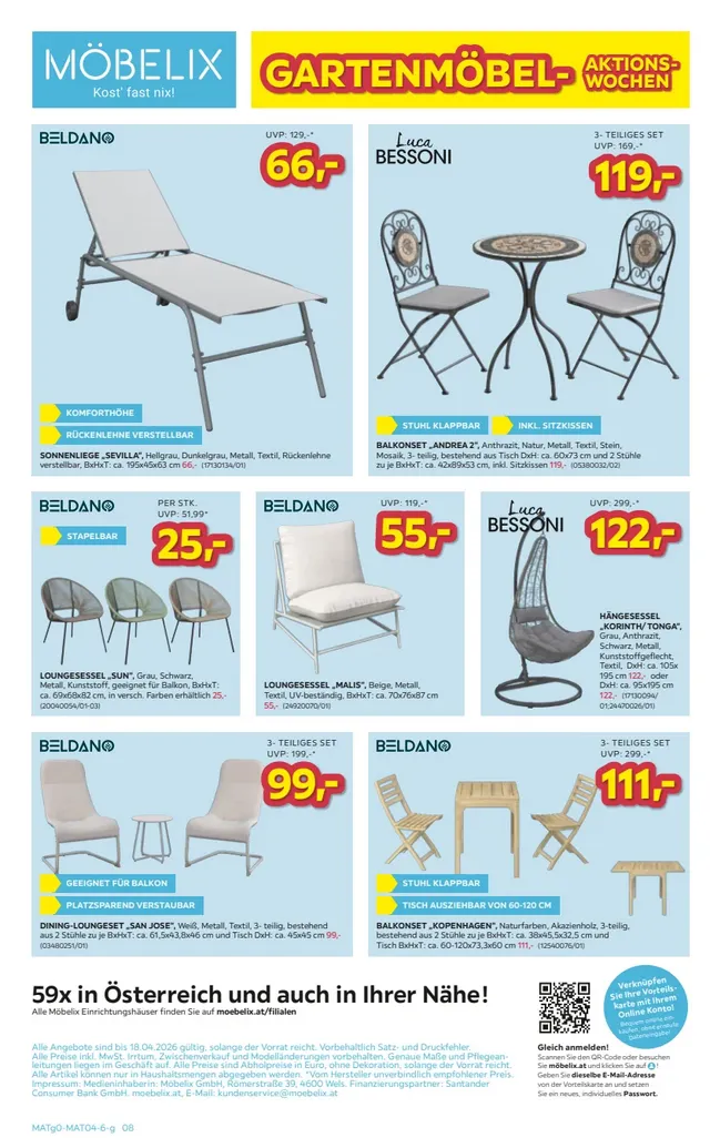 Katalógus Möbelix Ajánlatai április 1.-tól április 18.-ig 2026. - Oldal 4